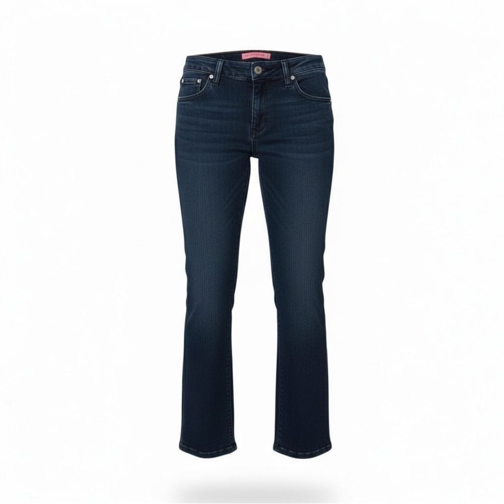 Cosmopolitan Straight Leg Mid Rise Jeans